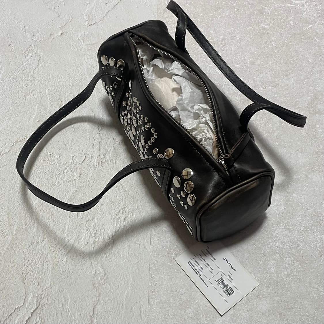 (새상품) 기마구아스 sofia 소피아 스터드백 브라운 상품이미지4