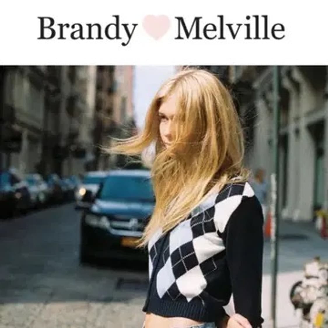 제니 착용 브랜디멜빌 엘리자베스 아가일 가디건 블랙 새제품  상태 : 새 상품이미지2