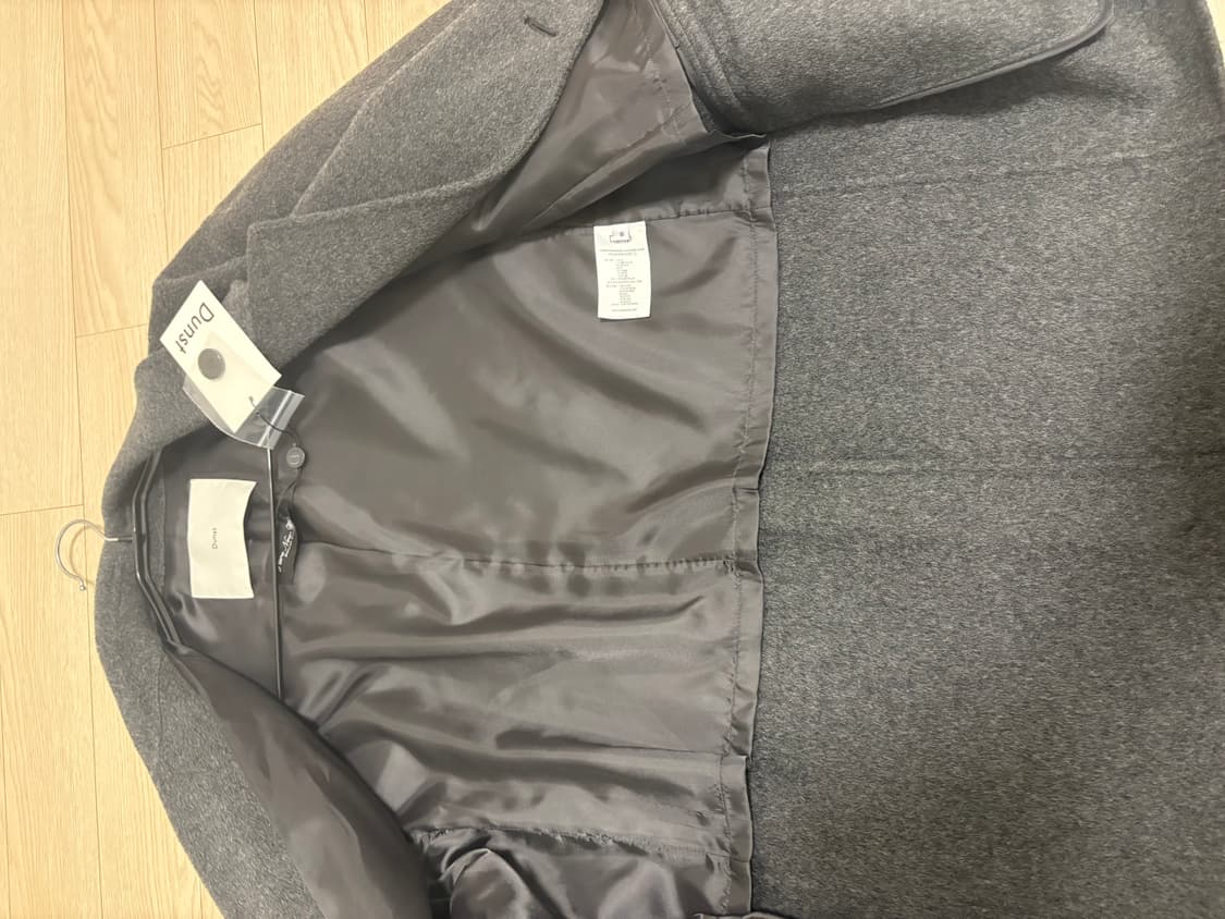 던스트 유니섹스 핸드메이드 캐시미어 자켓/ 멜란지그레이 상품이미지2