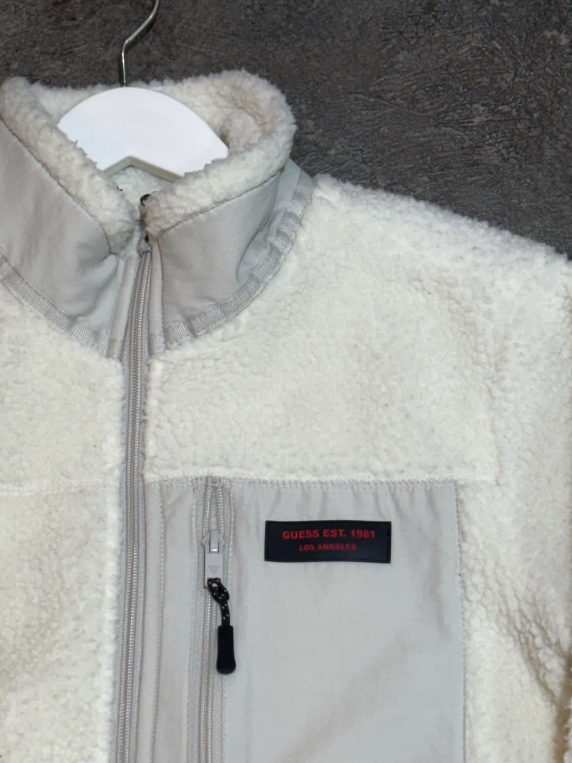 게스 후리스 뽀글이 잠바 S 상품이미지4