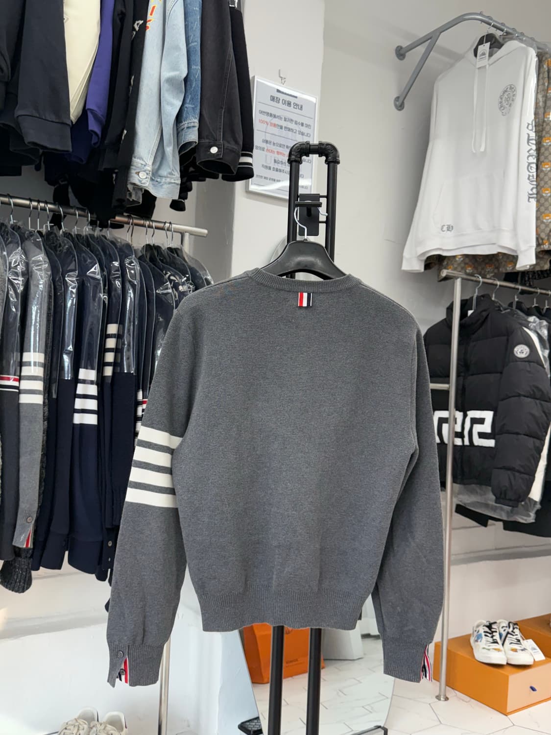 [3] 톰브라운 사선완장 밀라노스티치 니트 상품이미지2