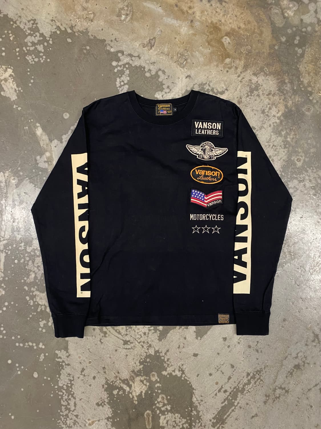 밴슨 원스타 롱슬리브 블랙 M  상품이미지1