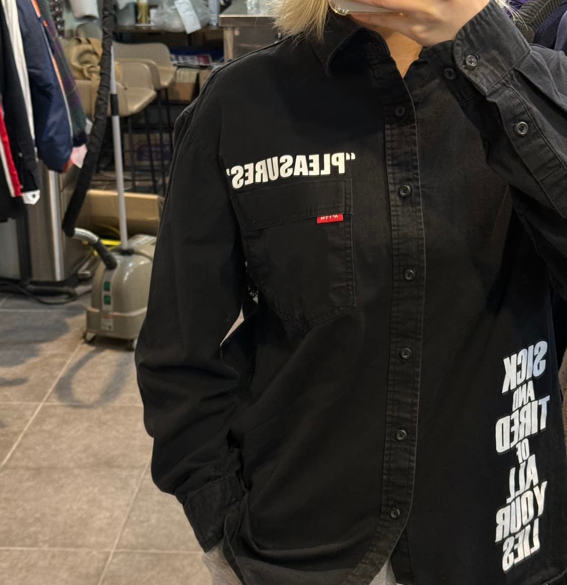 [NO.9] VTG 블랙 셔츠 상품이미지5