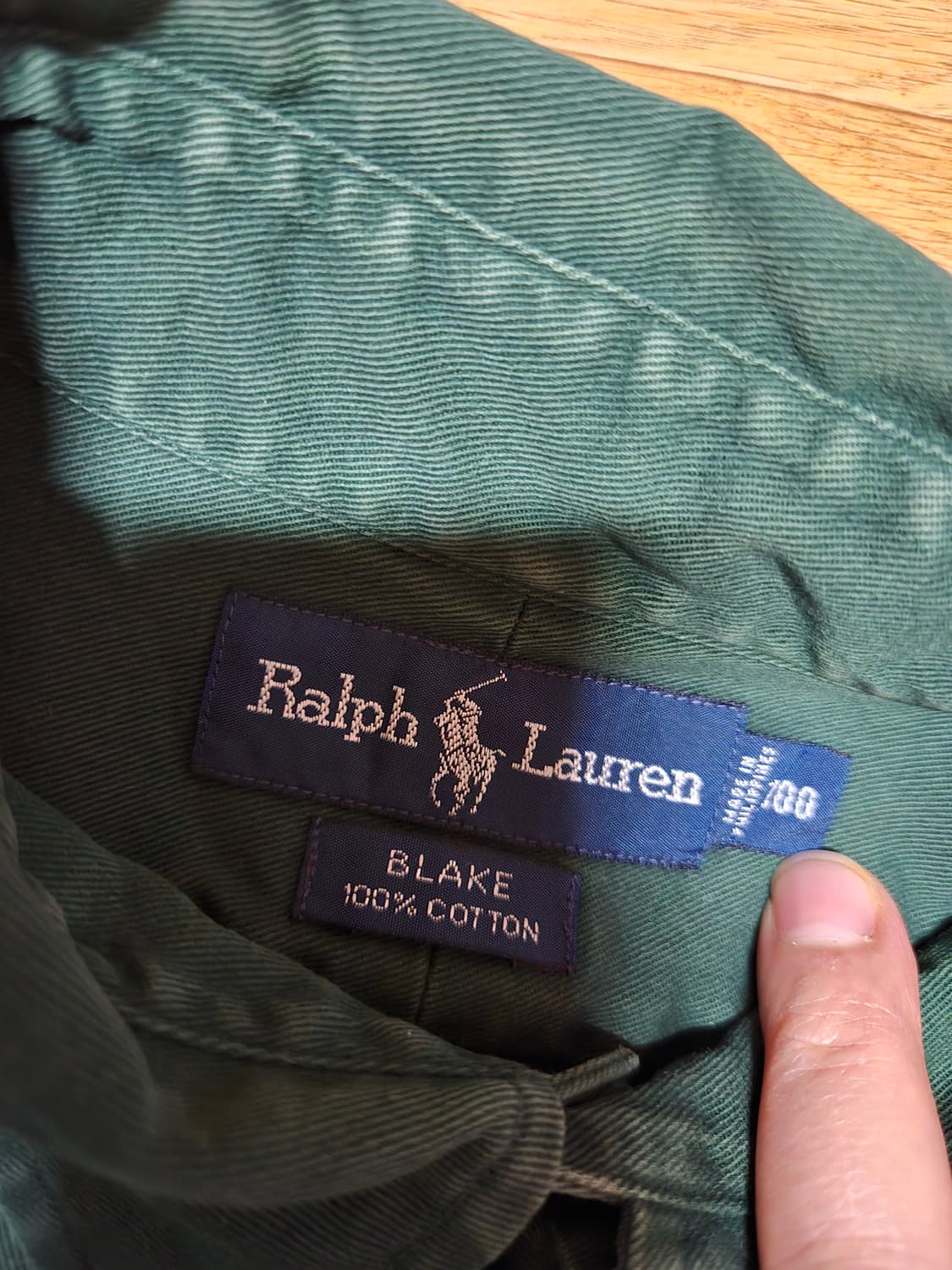 폴로 랄프로렌 딥그린 옥스포드 셔츠 상품이미지5