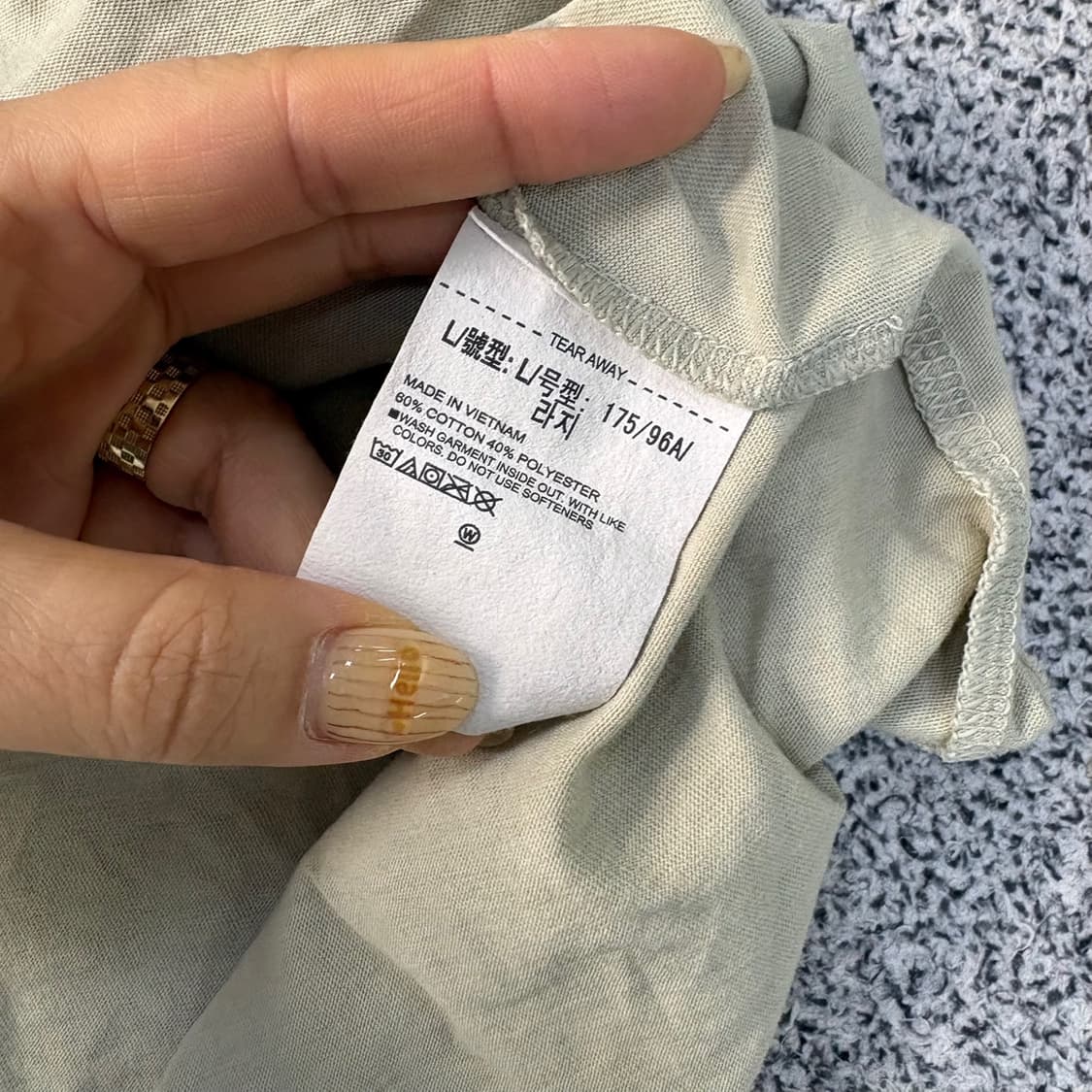 L 언더아머 반팔 티셔츠 숏슬리브 0416J 상품이미지4