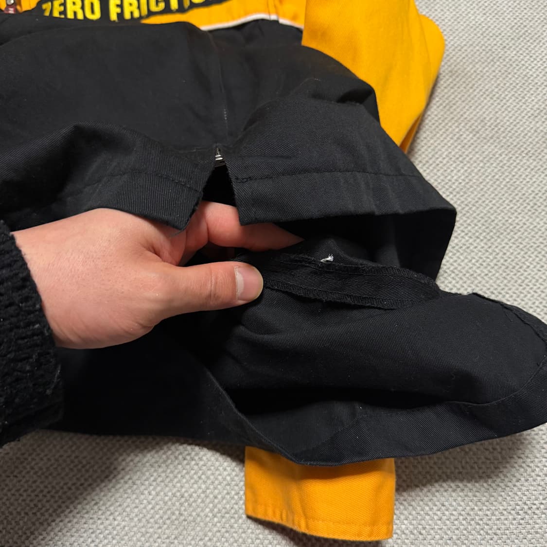 옐로우콘 레이싱 패치 셔츠 자켓 상품이미지4