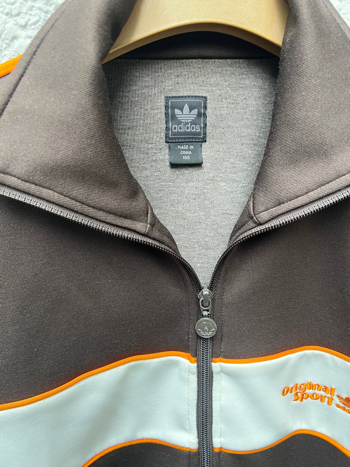 아디다스 Original Sport 트랙탑 브라운 상품이미지4