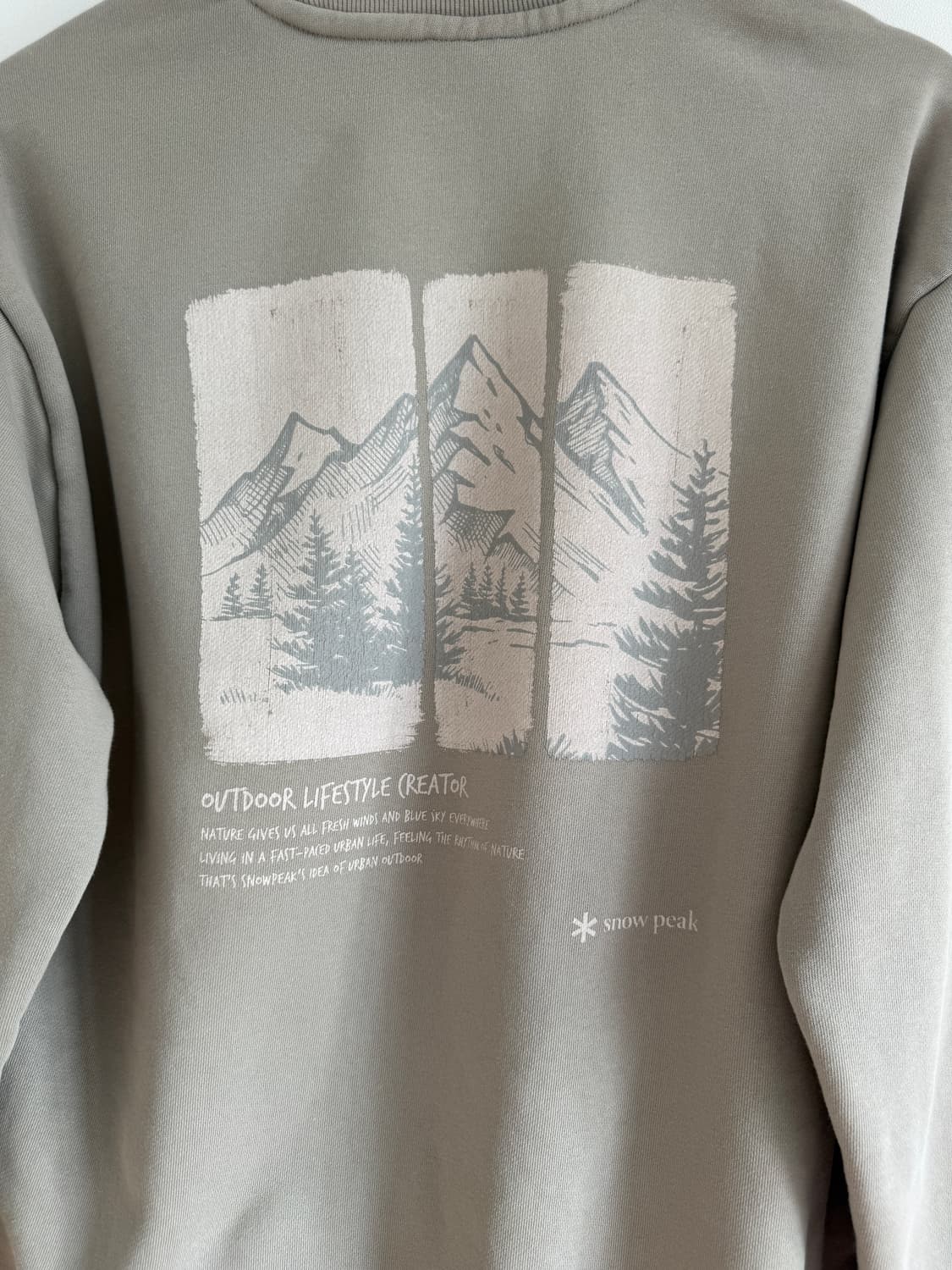 스노우피크(snow peak) 맨투맨 상품이미지5