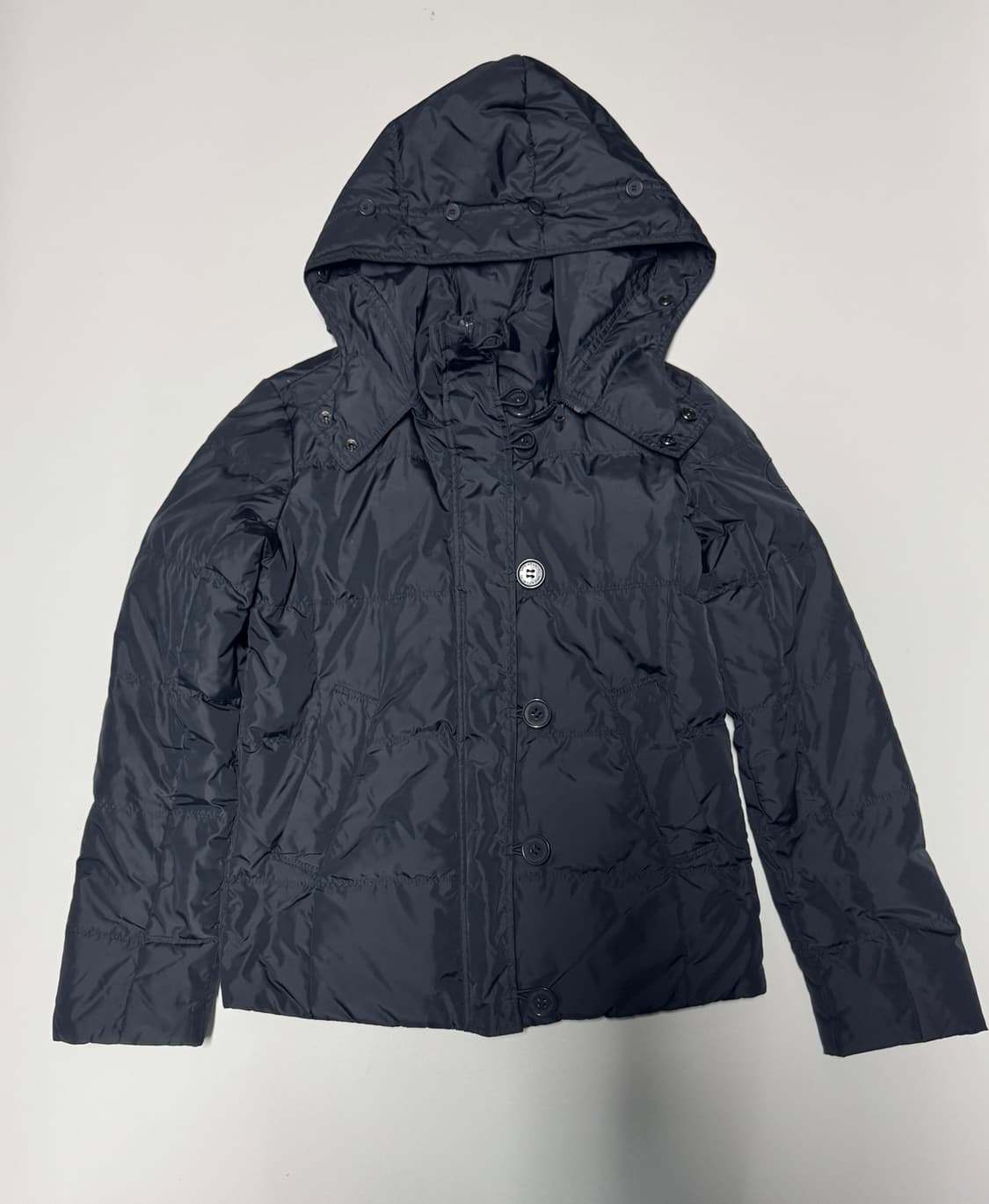 여성 캘빈클라인 덕 다운 경량 패딩 후드 자켓 S 상품이미지1