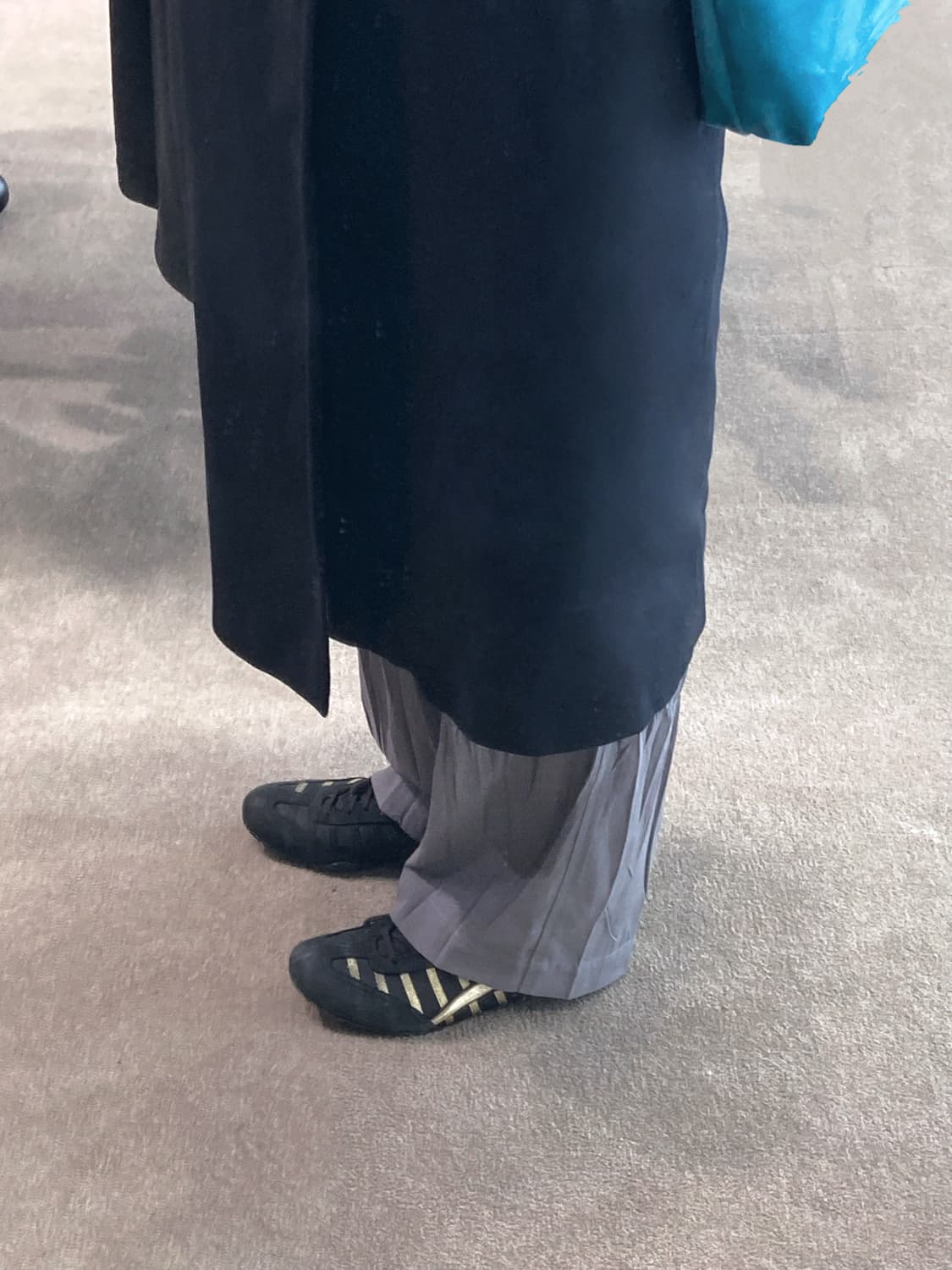 00's Dolce & Gabbana Gold-Stripe Suede S 상품이미지3