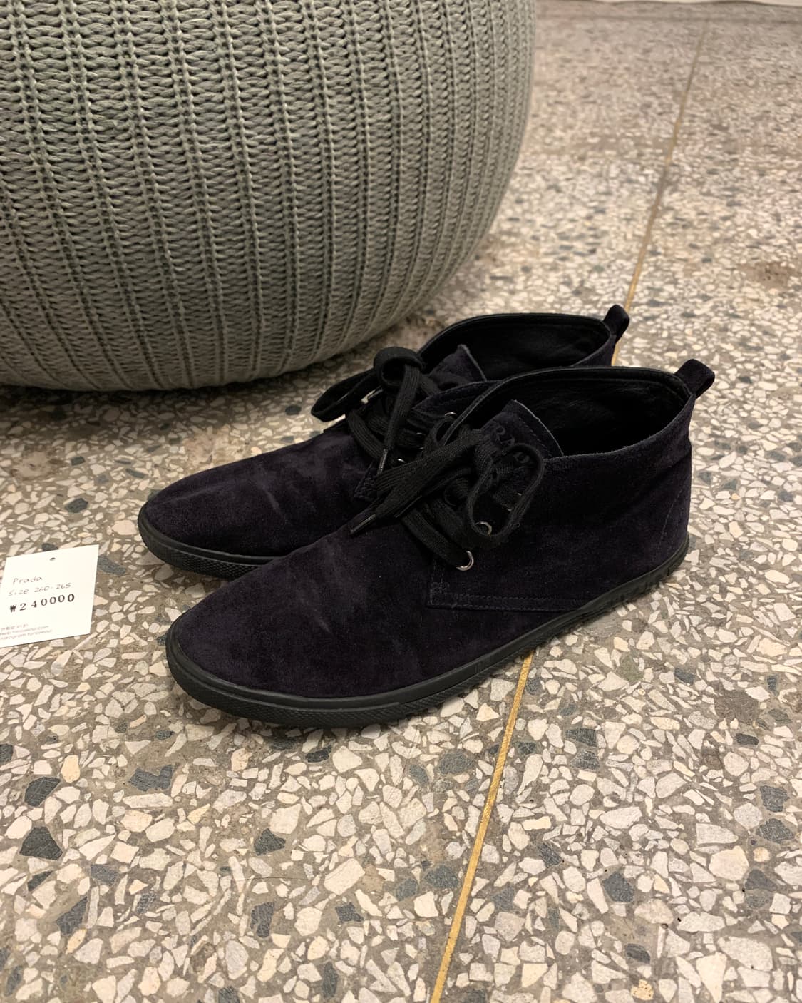 프라다 스포츠 스웨이드 스니커즈 상품이미지3