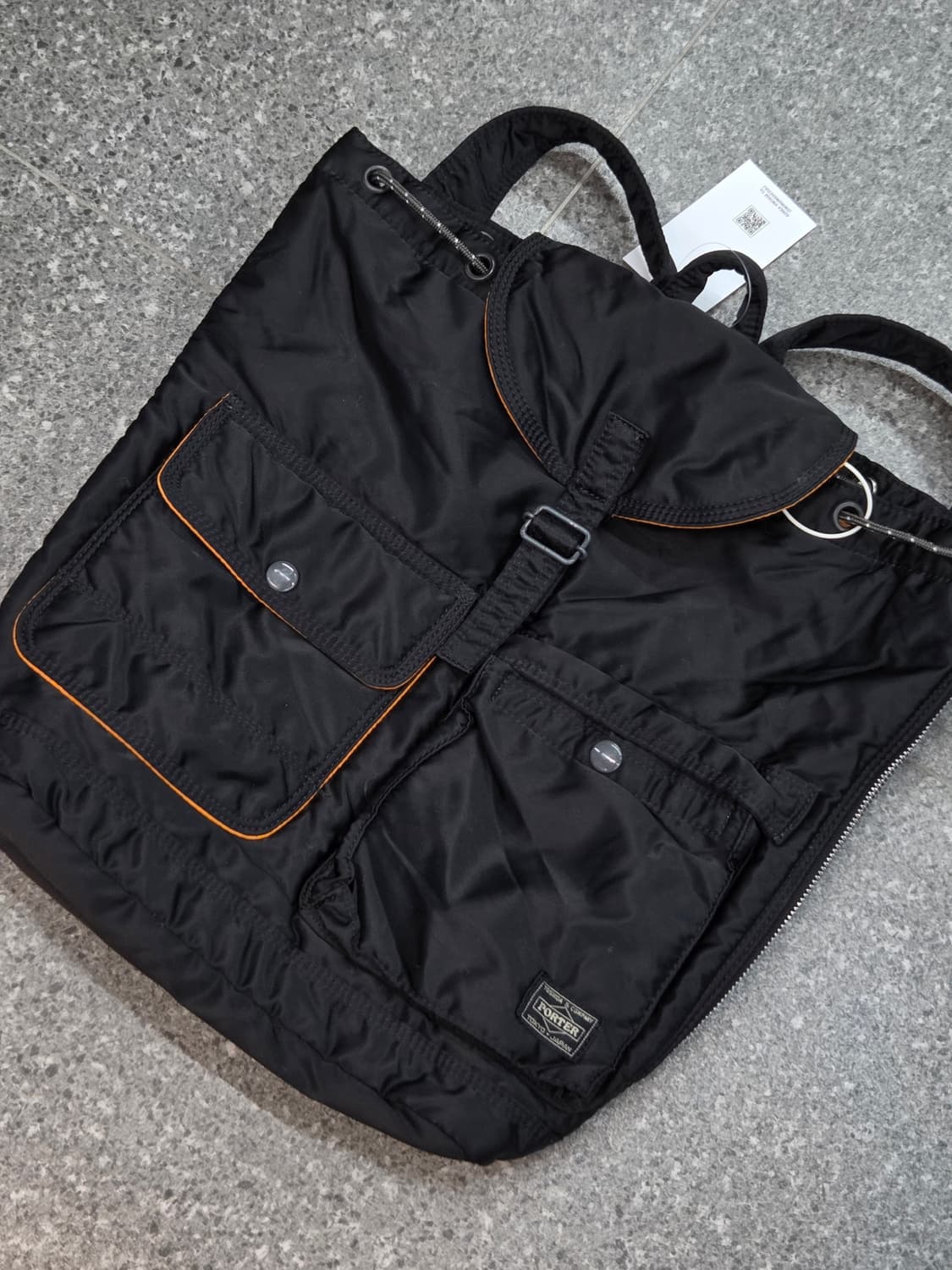 Yoshida porter 요시다포터 블랙 백팩 상품이미지3