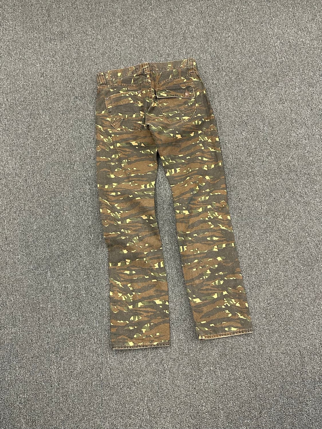 M)Japanese vintage 여성 카모 캐주얼 팬츠 상품이미지4