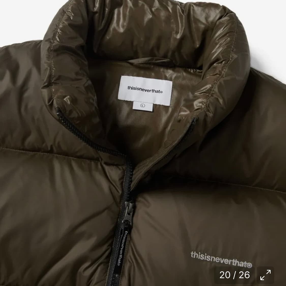 디스이즈네버댓 퍼텍스 다운 자켓 패딩 브라운 S 상품이미지2