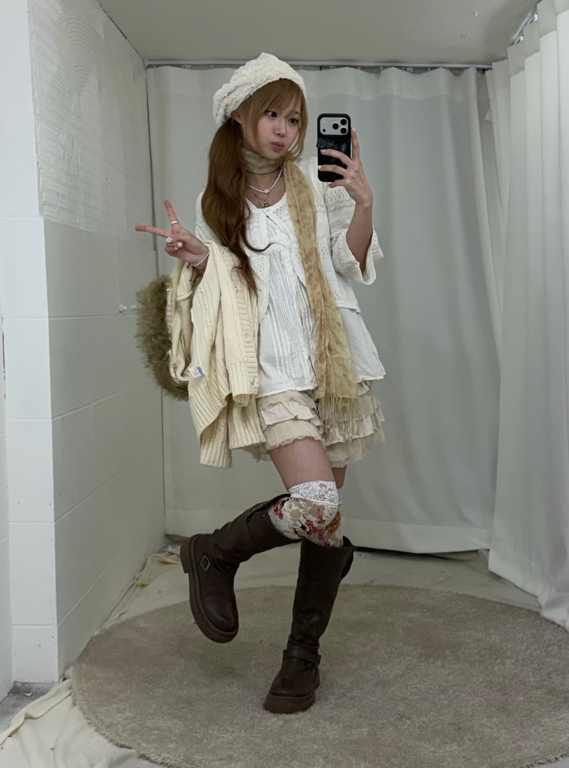 세미갸루 페어리 모리걸 가디건 코디세트 상품이미지1