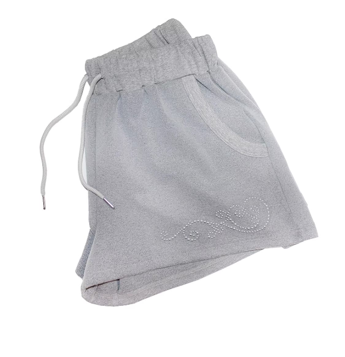 EESSAY PO - MI SHORTS - LIGHT GRAY 상품이미지4