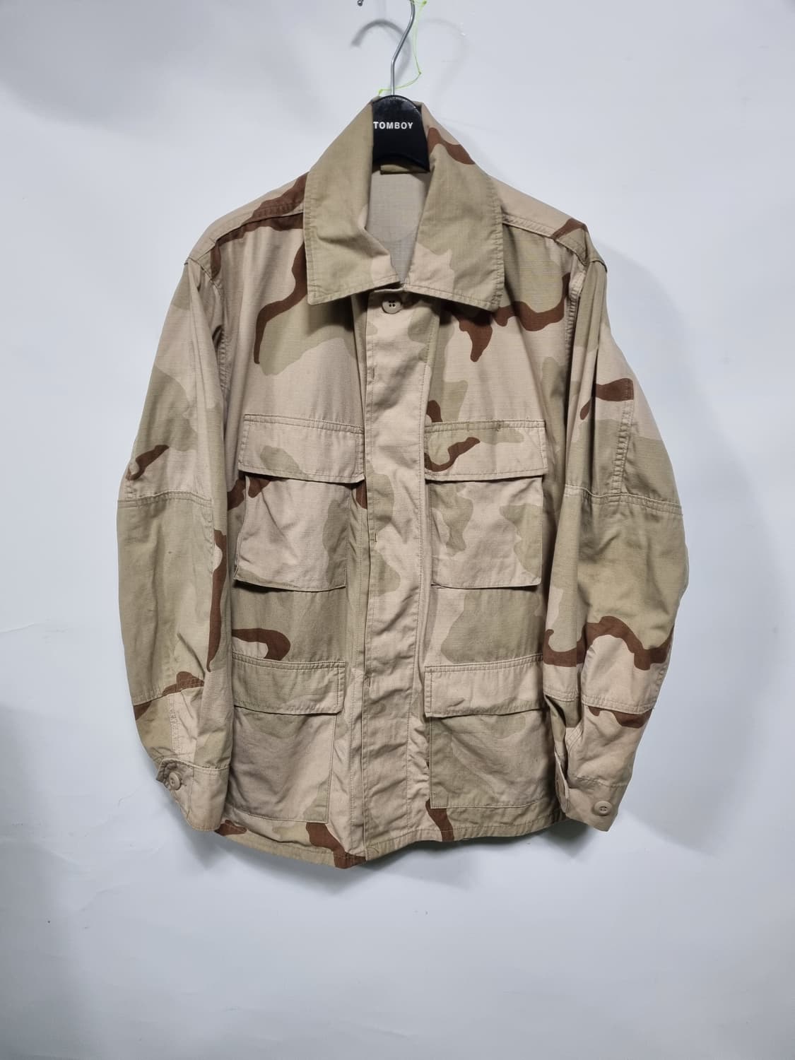 미군 오리지널 사막 3색 데저트 카모 BDU 야상 스몰 숏 상품이미지1