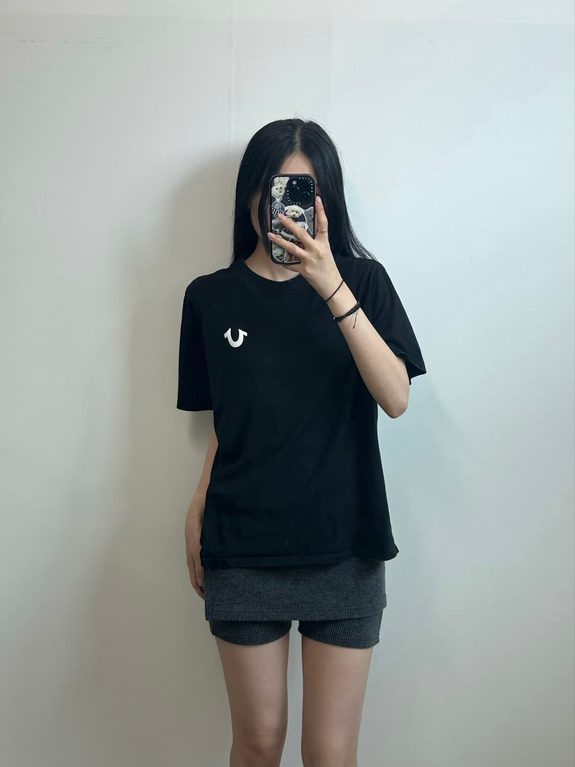 트루릴리전 블랙 반팔 티셔츠 상품이미지2