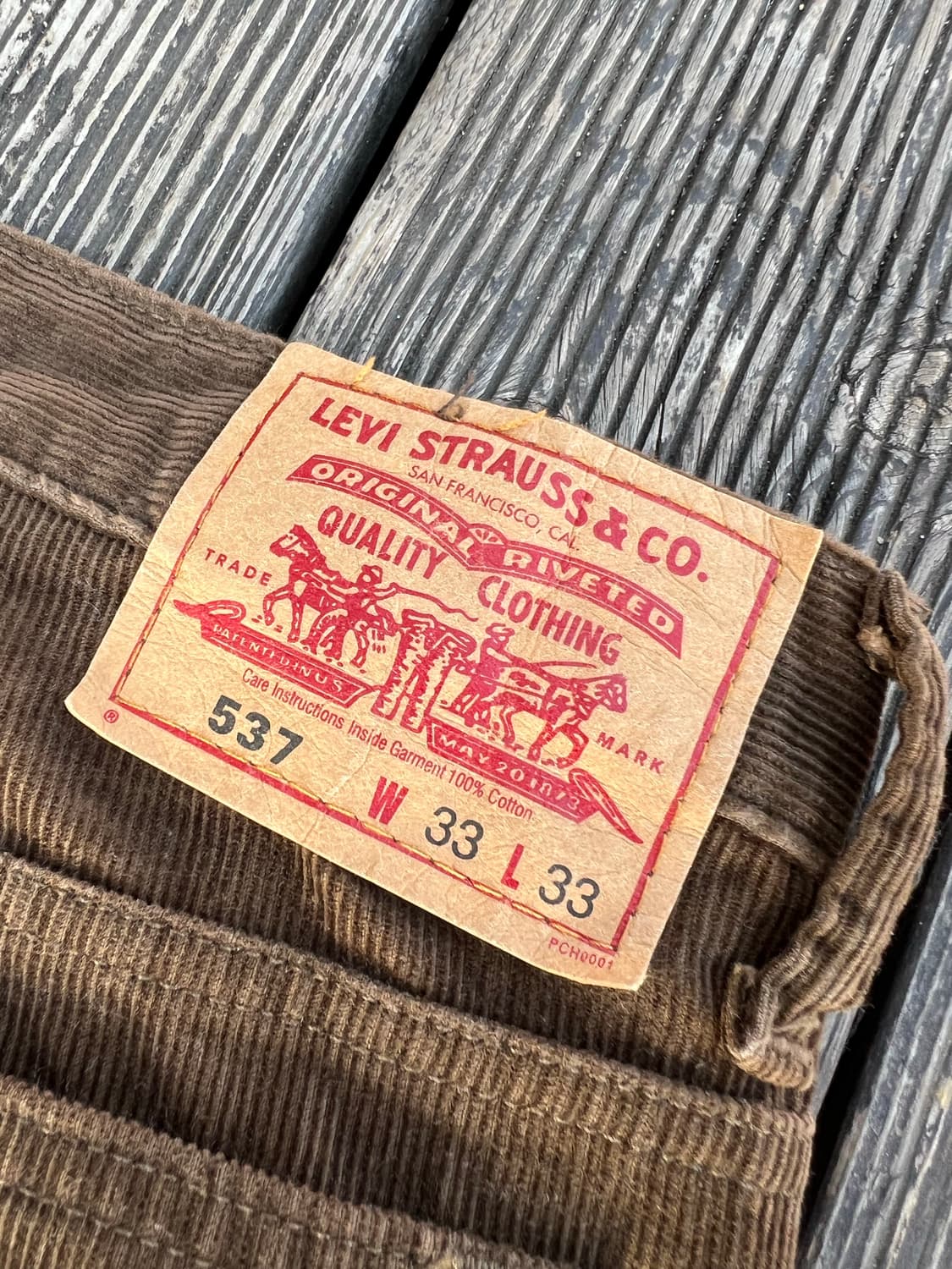 일본판 리바이스 537 부츠컷 팬츠 W33 상품이미지4