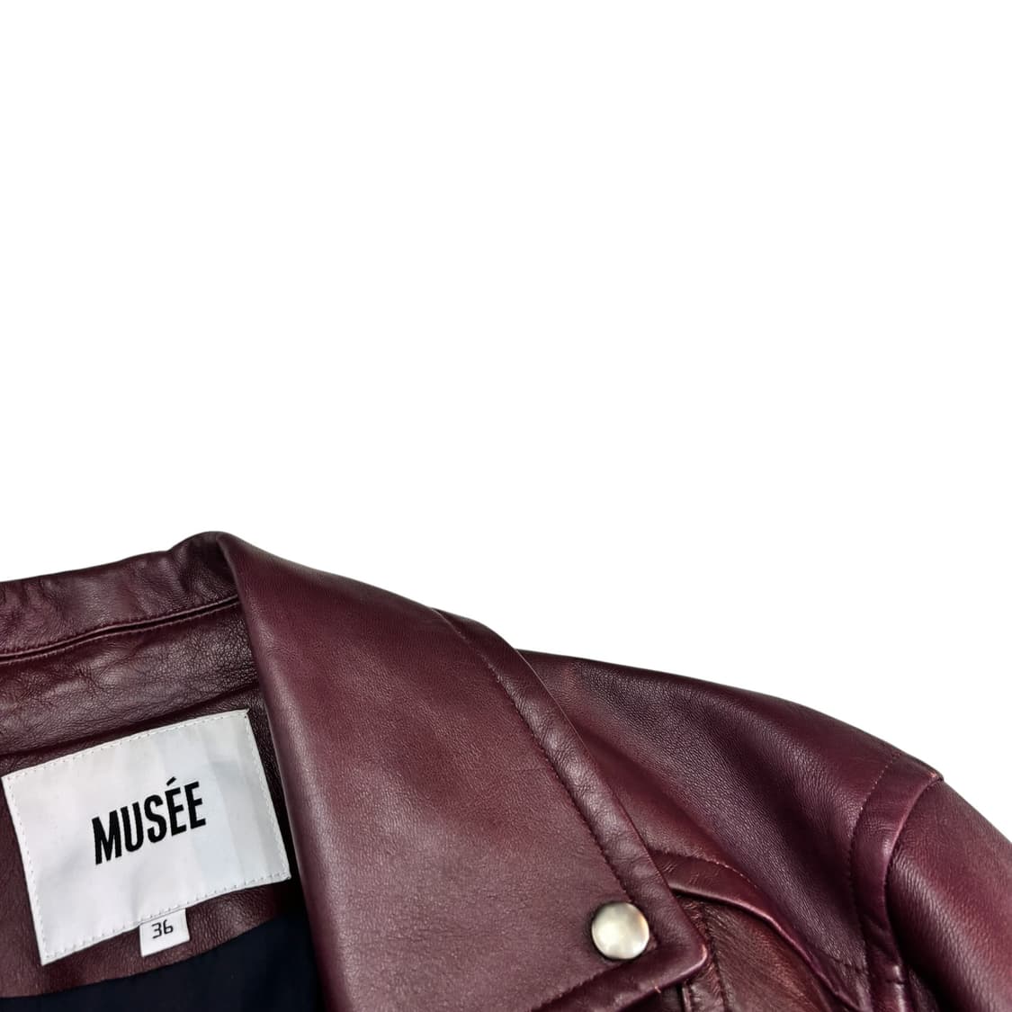 뮤제 Musee 램스킨 라이더 자켓 상품이미지3