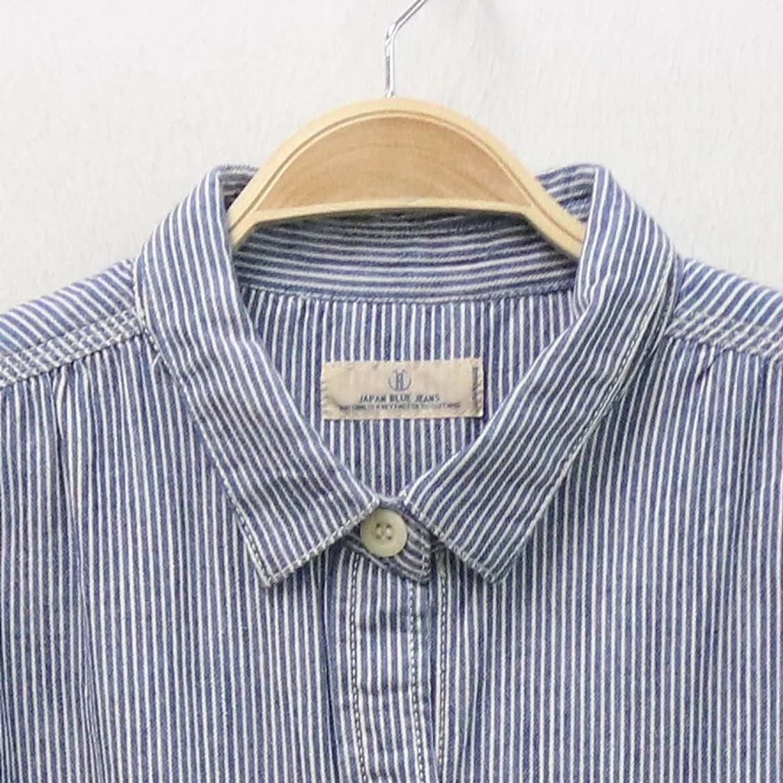 JAPAN BLUE JEANS 스트라이프 롱 셔츠 65439 상품이미지4