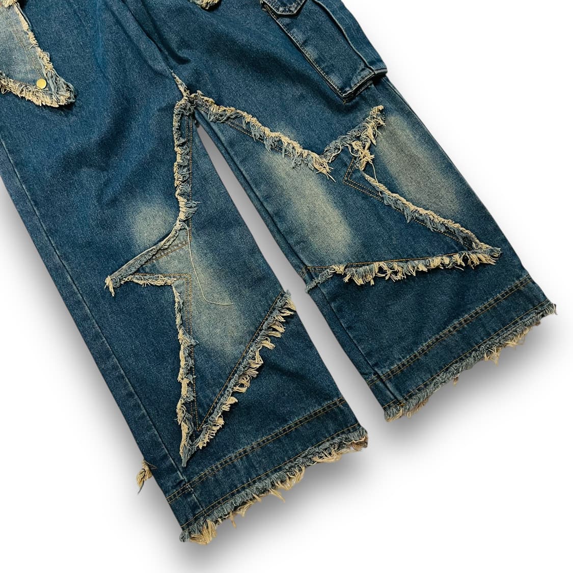 American Retro Star y2k Denim Pants 상품이미지3
