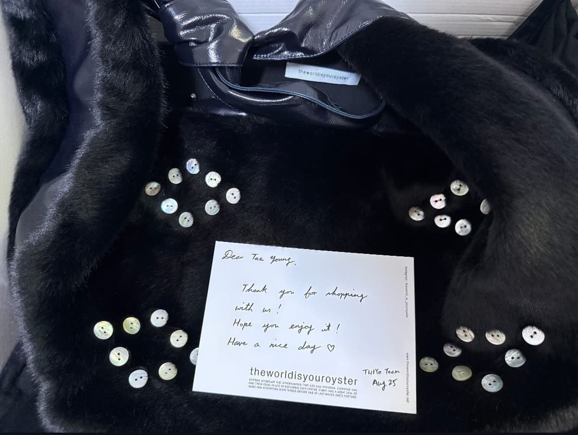 the world is your oyster FUR OYSTER BAG 상품이미지1