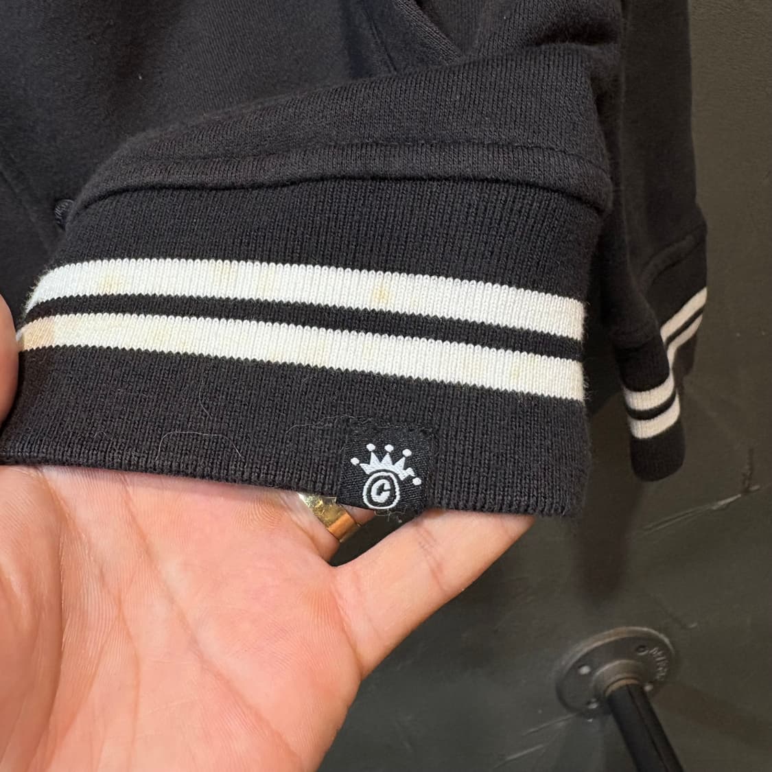 [M] STUSSY 스투시 빈티지 스웻 자켓 상품이미지4
