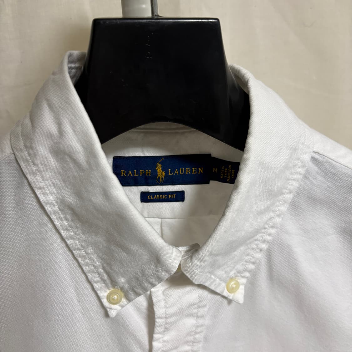 폴로 랄프로렌 클래식핏 옥스포드 셔츠 / 화이트, M 상품이미지4