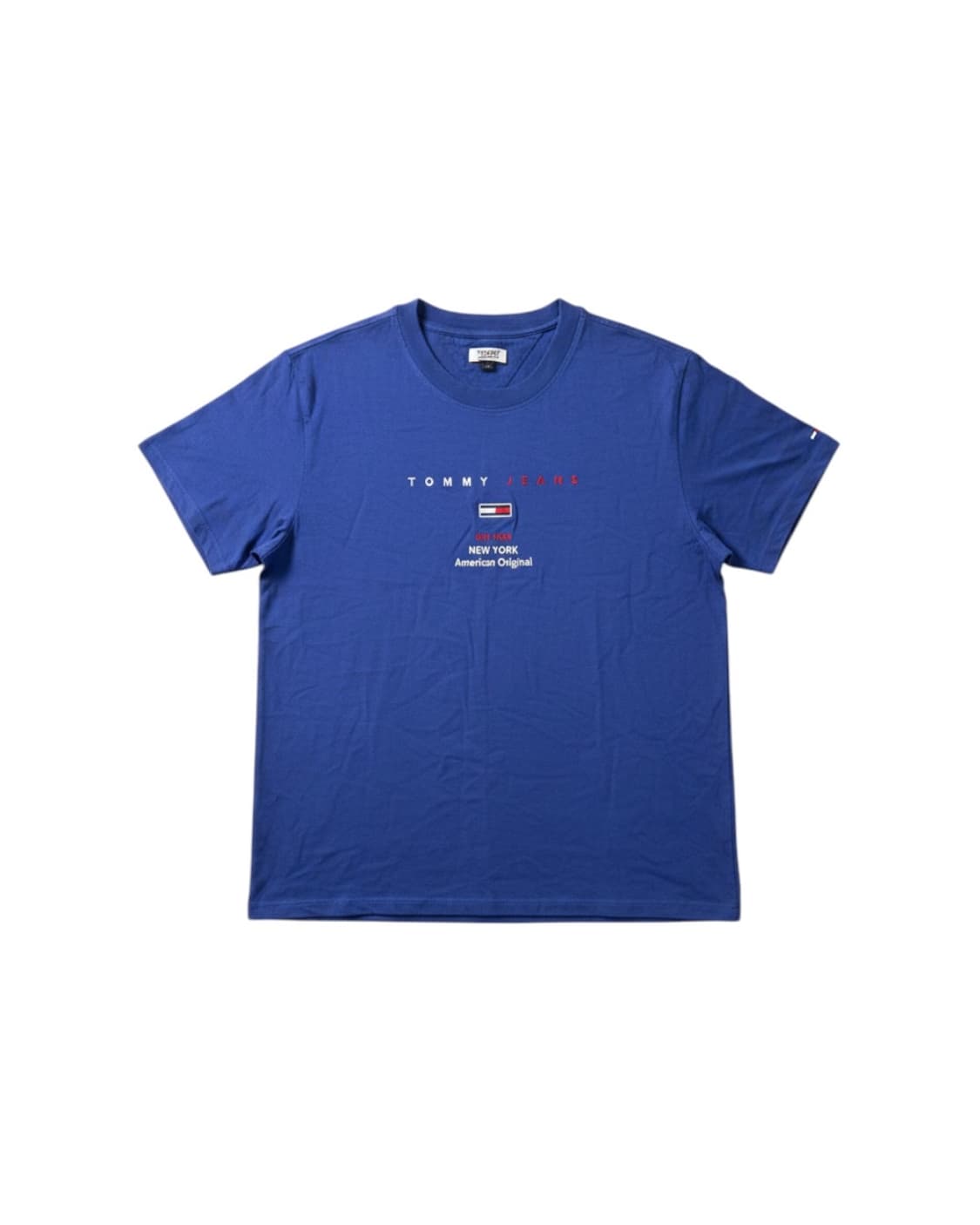 TOMMY JEANS 타미진스 프린팅 반팔 티 블루 L/G 상품이미지1