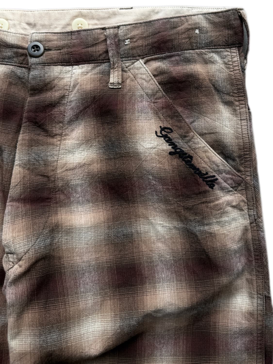 갱스터빌 옴브레 체크팬츠 XL(-37in) 상품이미지4