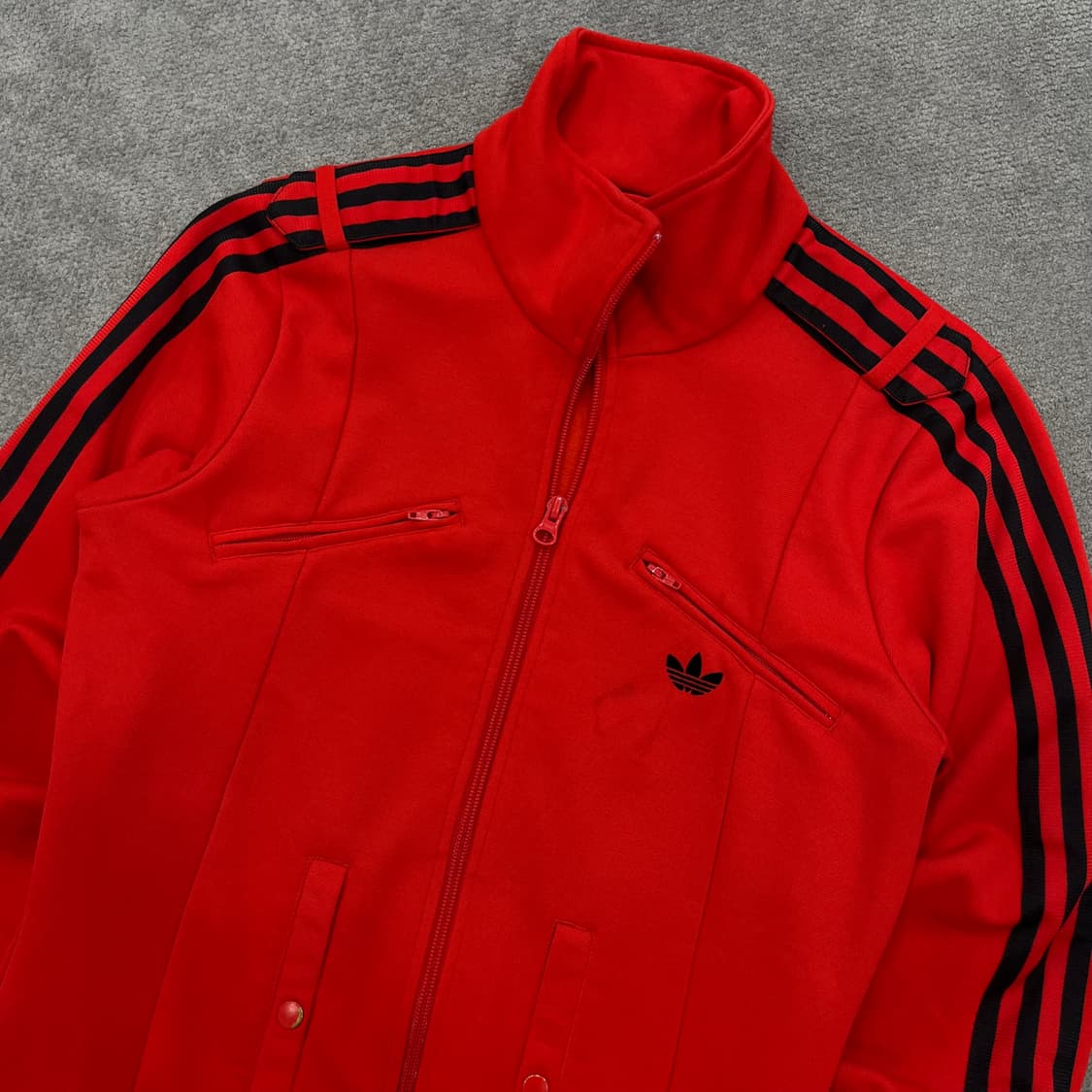 90 아디다스 팀 트레포일 레이싱 투웨이져지 상품이미지2