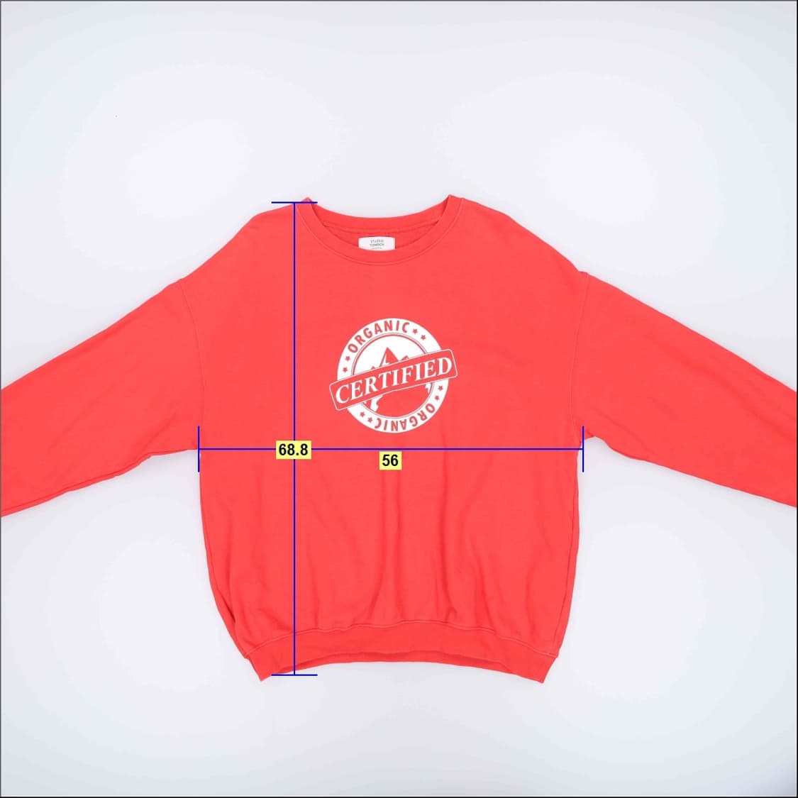 [F] 스튜디오톰보이 오버핏 맨투맨 티셔츠 1211H1 상품이미지6