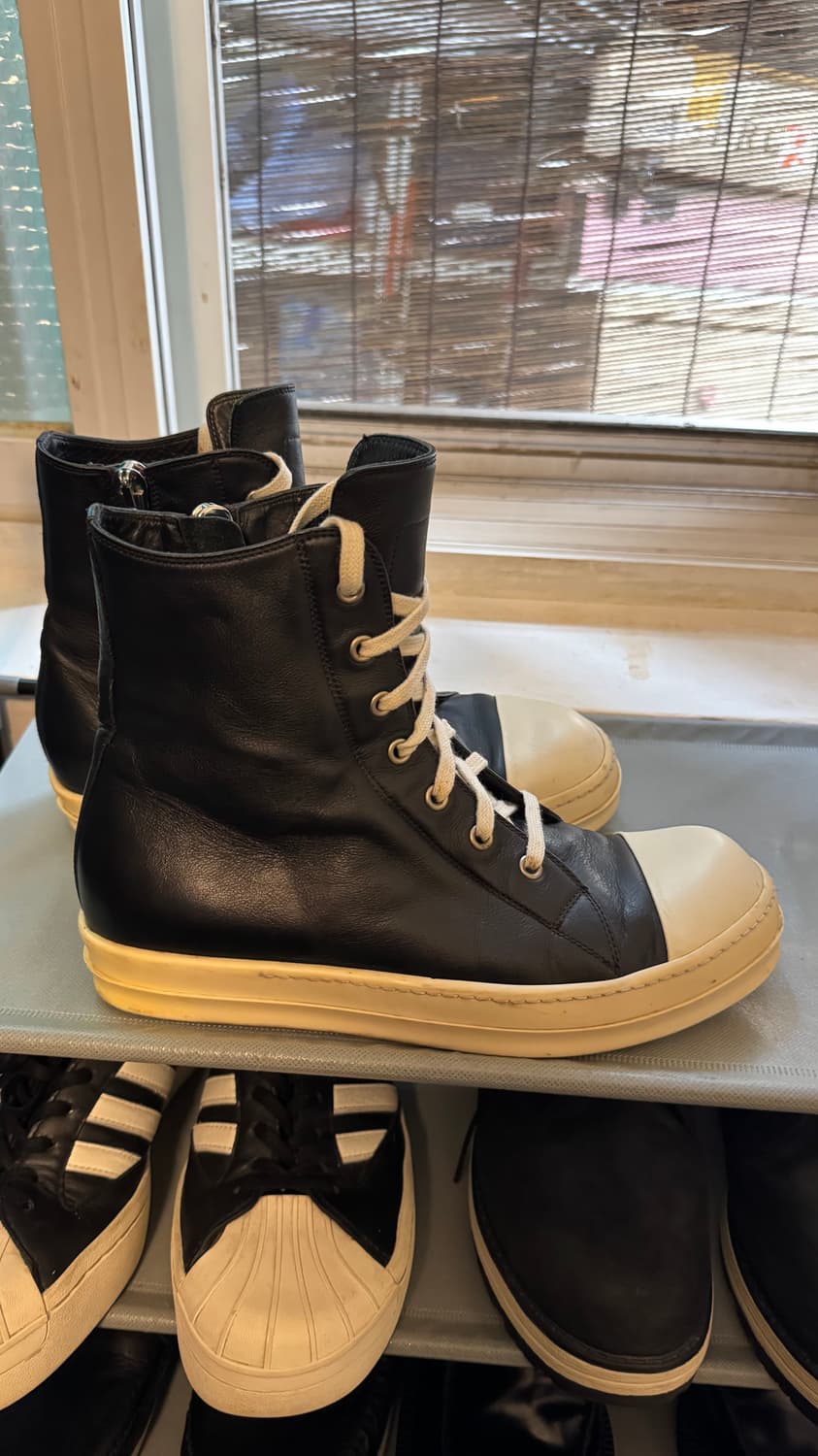 릭오웬스 레더 컨버스 하이 (40.5사이즈) 상품이미지3