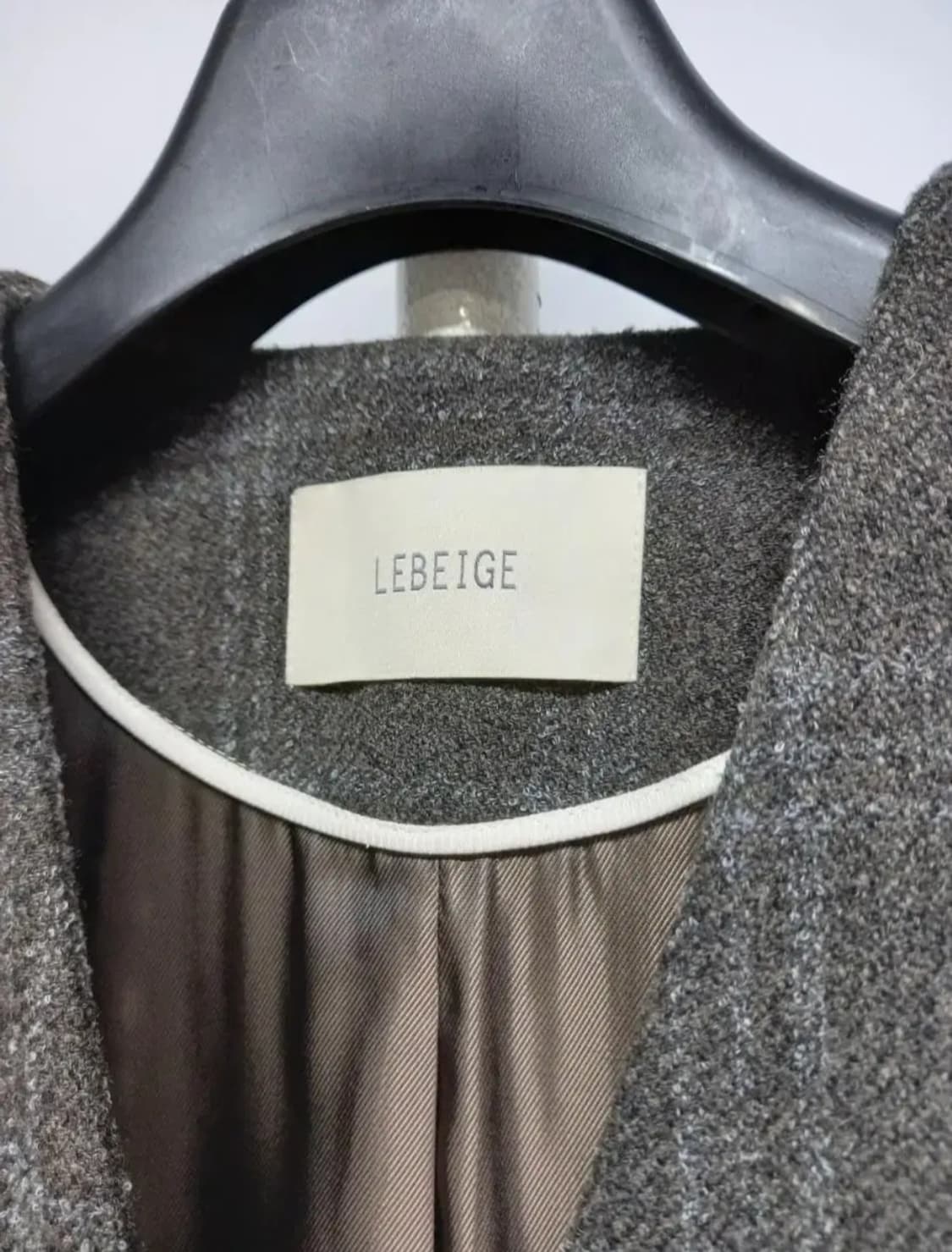 새 르베이지 춘추동 트위드 롱 베스트 55.66 상품이미지9