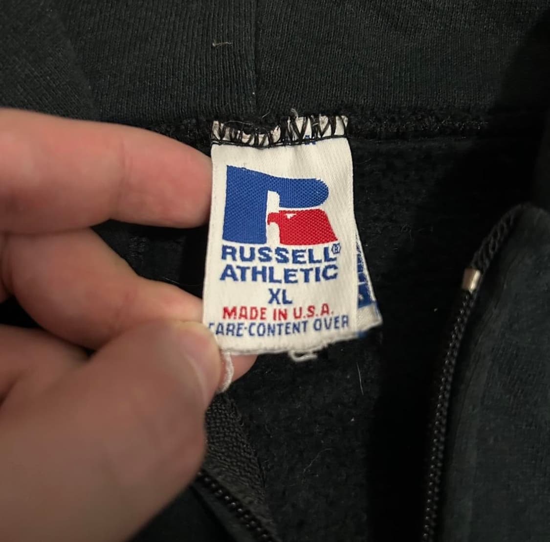 [XL]made in usa 90s 러셀 후드집업  상품이미지3