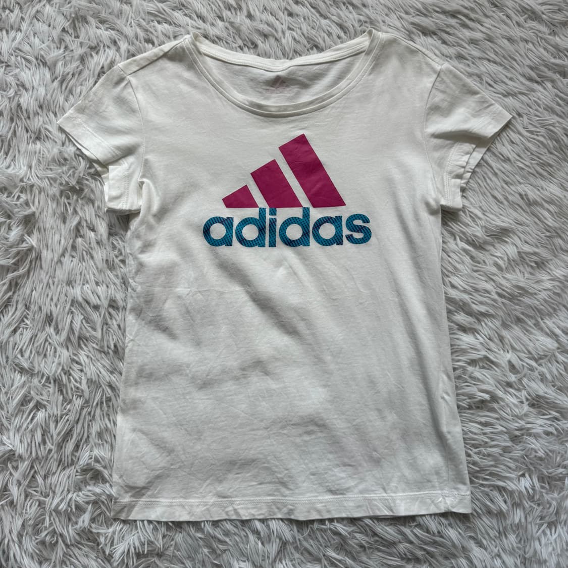 ADIDAS 일본빈티지 크롭티 아디다스 빈티지반팔 아디다스크롭티 상품이미지2