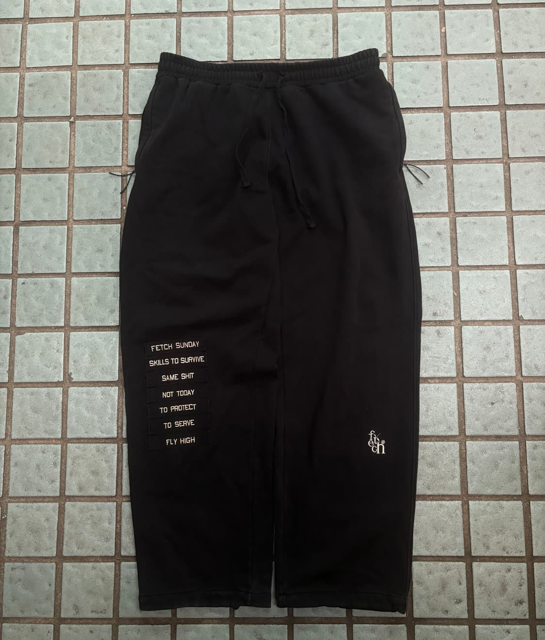 페치 fetch 와펜 로고 스웻팬츠 XL 상품이미지1