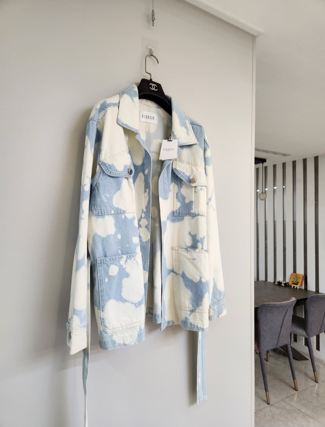 (새상품)끌로디피에로 벨티드 데님자켓 38사이즈 상품이미지7