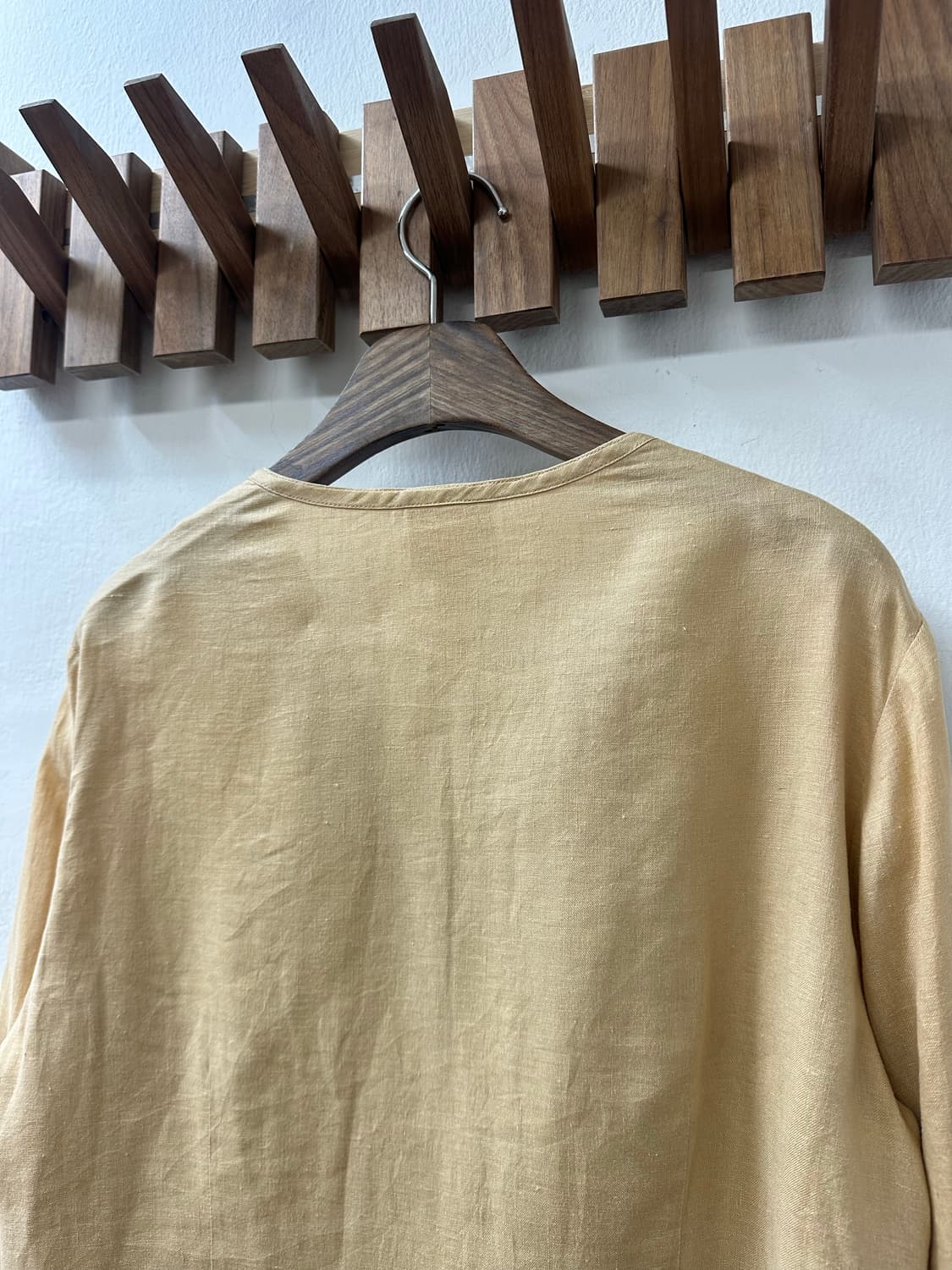 드라이완료 Laura Ashley 하구미 무드 린넨 레이스 블라우스 상품이미지6