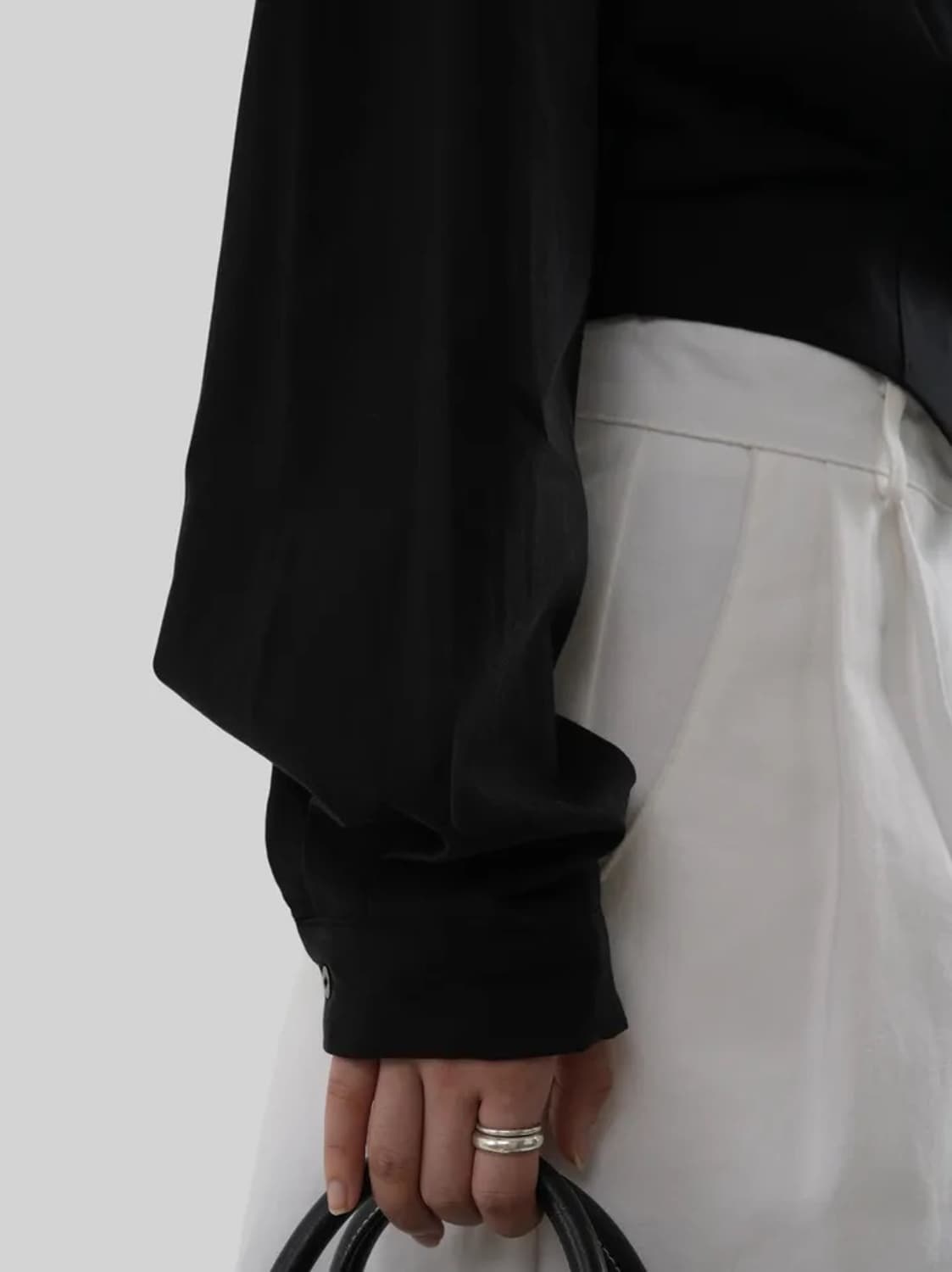 어텀 made 셀린 블라우스 블랙 상품이미지3