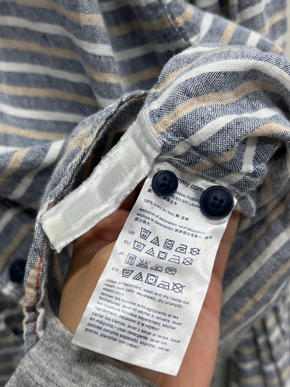 타미힐피거 스트라이프 셔츠 상품이미지5