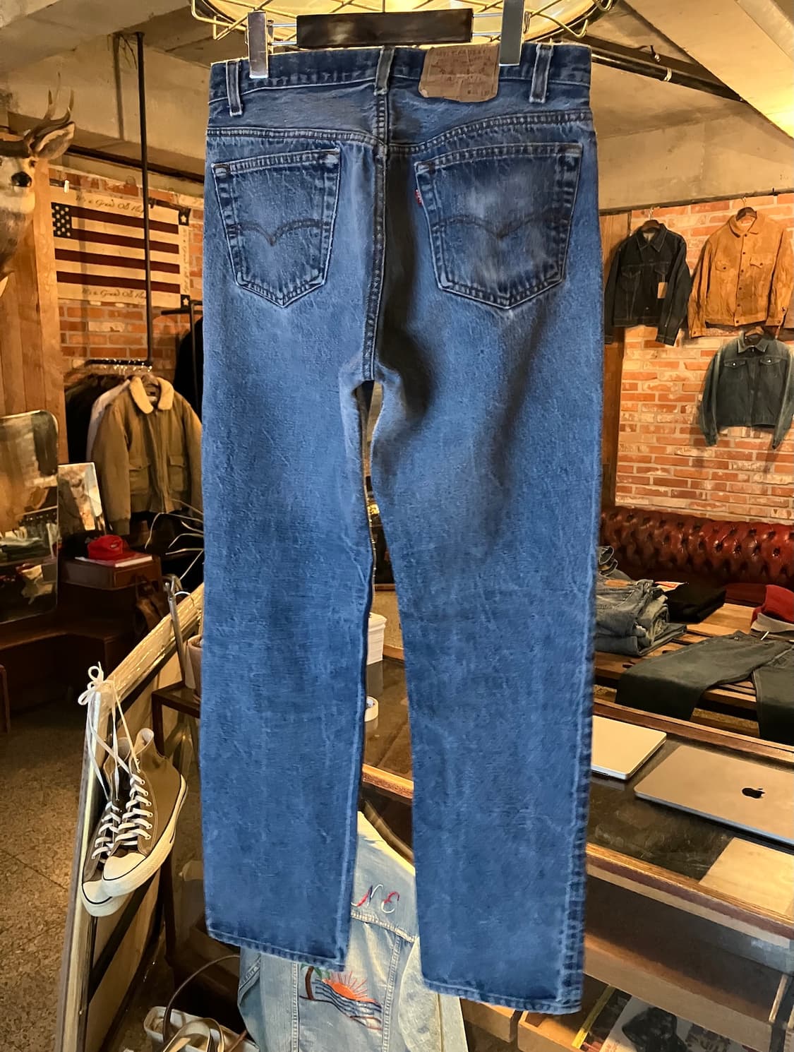 80s USA 빈티지 리바이스 501 데님 팬츠 상품이미지5