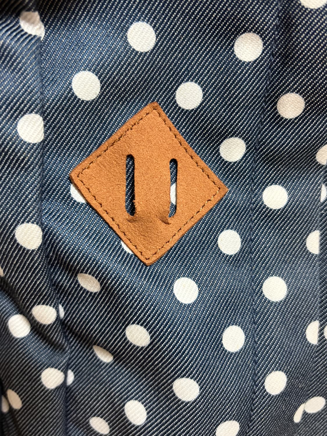 콜맨 데님 도트 빈티지 백팩 상품이미지2