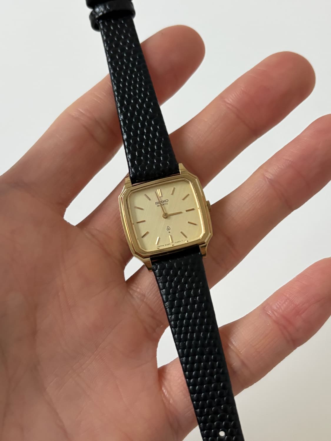 1980s Gold Square Ladies Quartz 상품이미지2