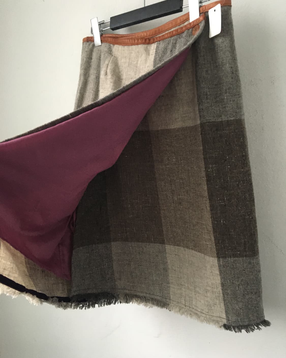 Pattern point wrap skirt 상품이미지3