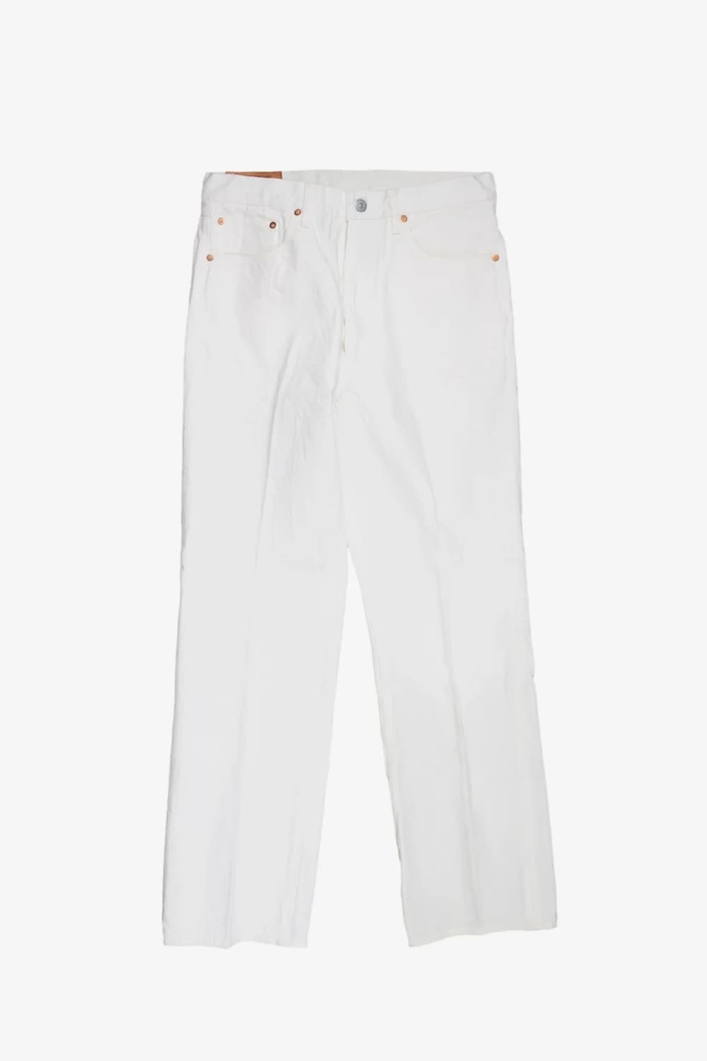 캡틴선샤인 스케이트 슈컷 데님 화이트 원워시 30사이즈 판매합니다 상품이미지1