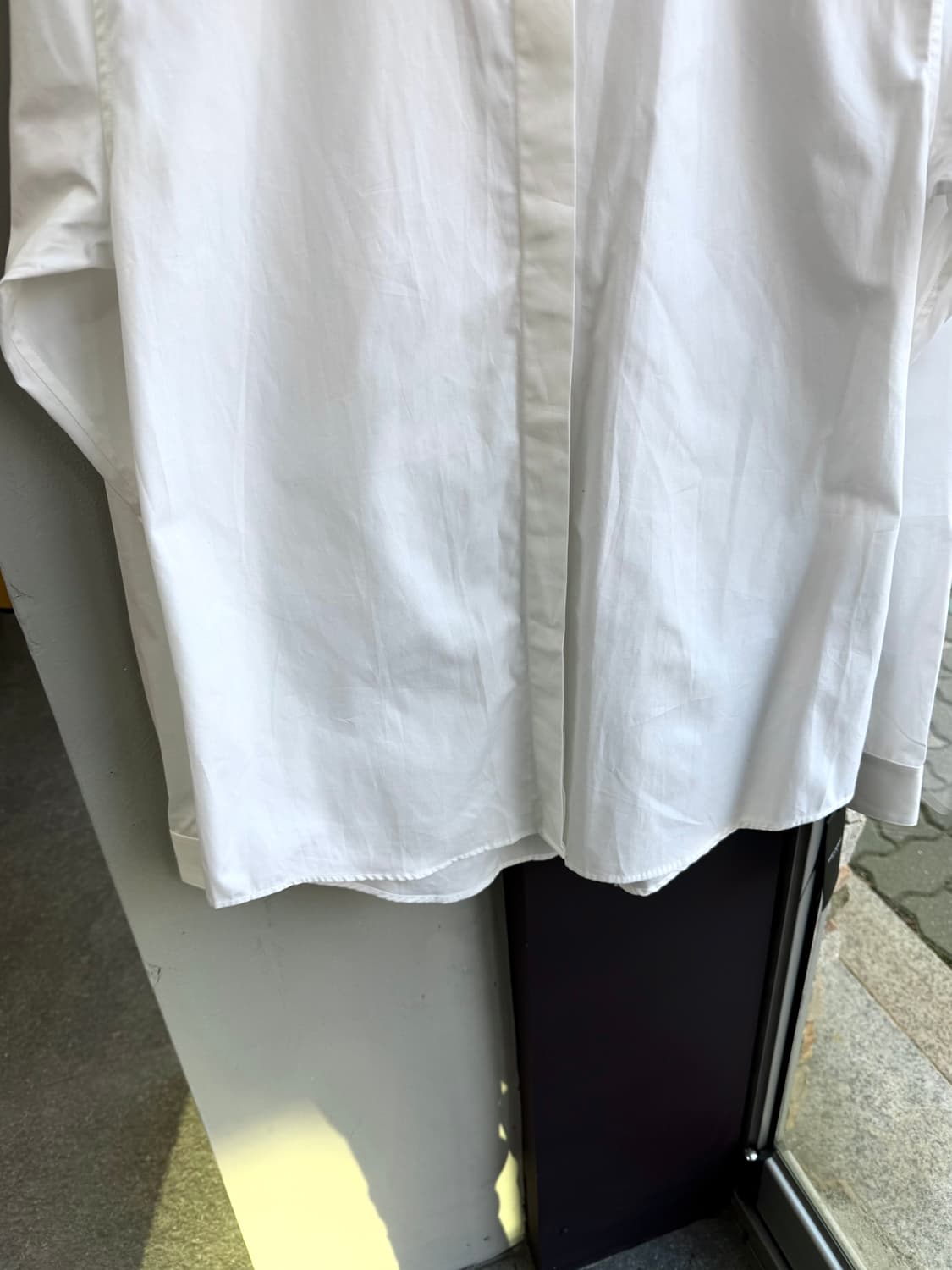 38/ 생로랑 코튼 포플린 화이트 셔츠 (새상품) 상품이미지5