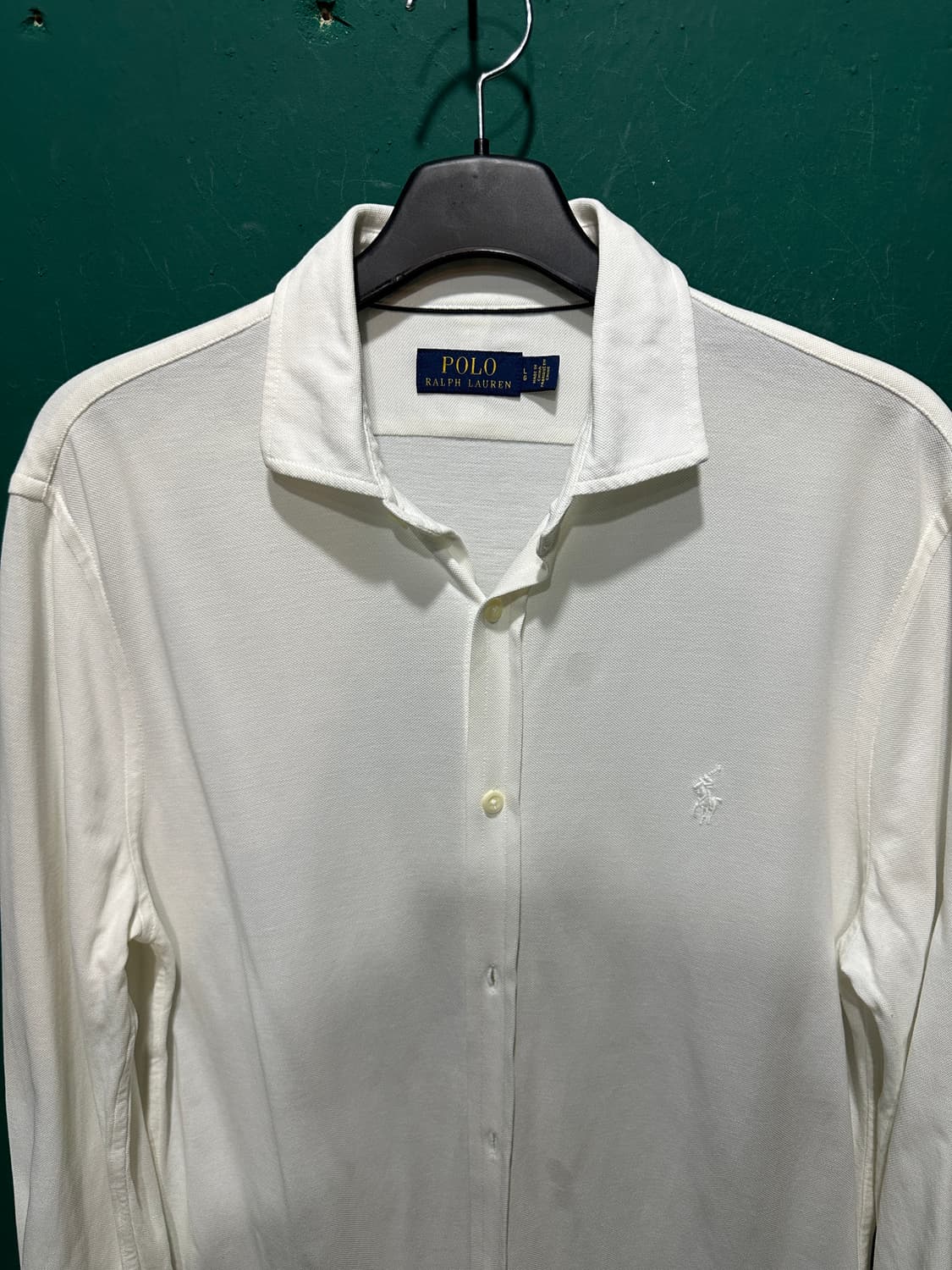 폴로 화이트 면셔츠 L 상품이미지2