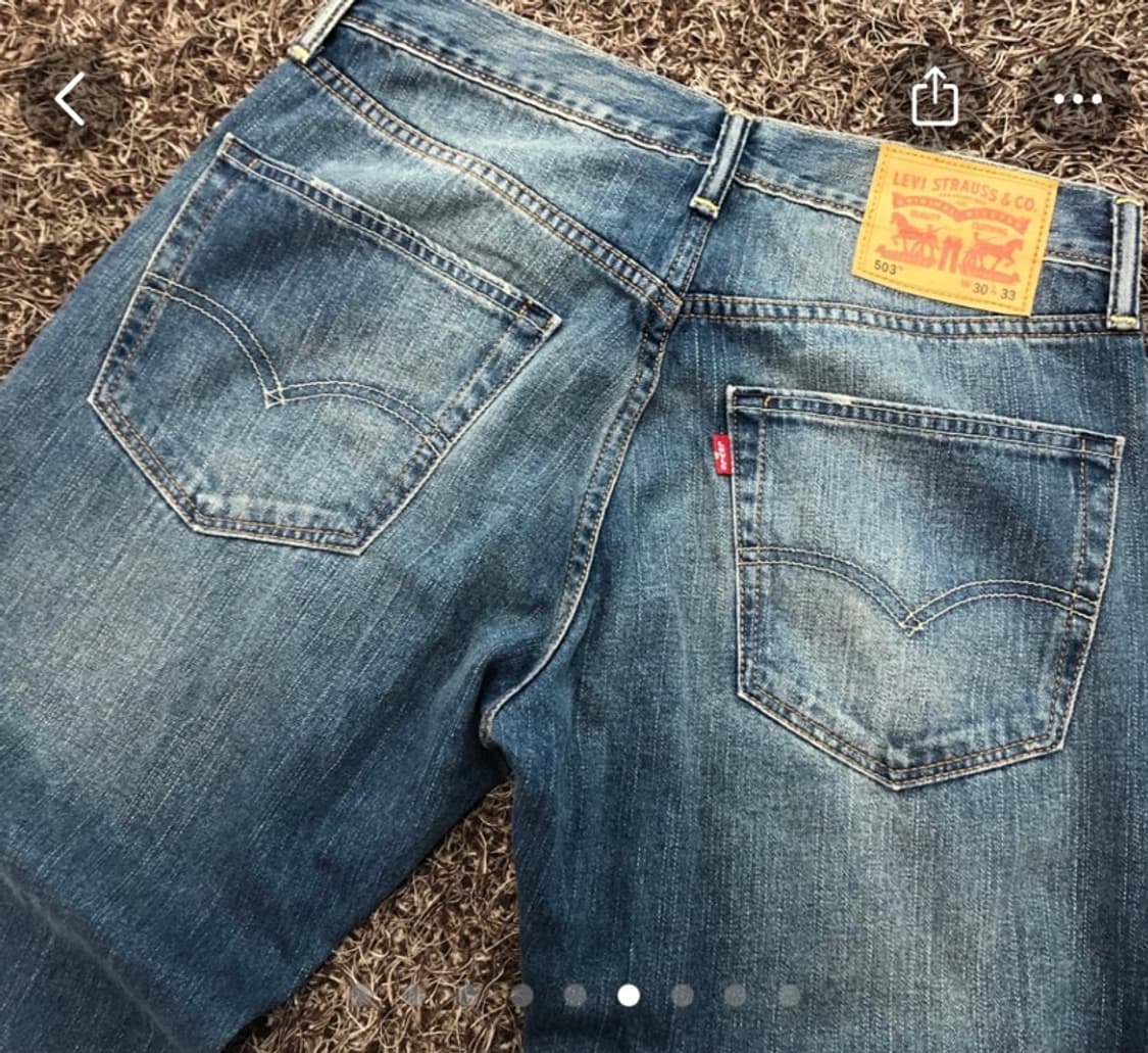 리바이스 503 워싱 데님 팬츠 상품이미지3